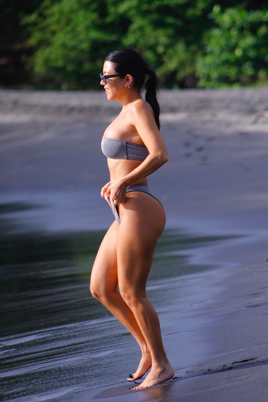 KIM and KOURTNEY KARDASHIAN in Bikinis on Vacation in Costa Rica 06/20/2019