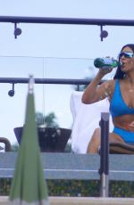 KIM KARDASHIAN in Bikini at a Pool in Costa Rica 06/21/2019