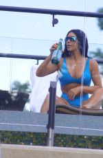 KIM KARDASHIAN in Bikini at a Pool in Costa Rica 06/21/2019