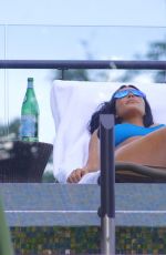 KIM KARDASHIAN in Bikini at a Pool in Costa Rica 06/21/2019
