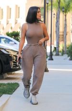 KIM KARDASHIAN in Tight Top Out in Los Angeles 06/17/2019