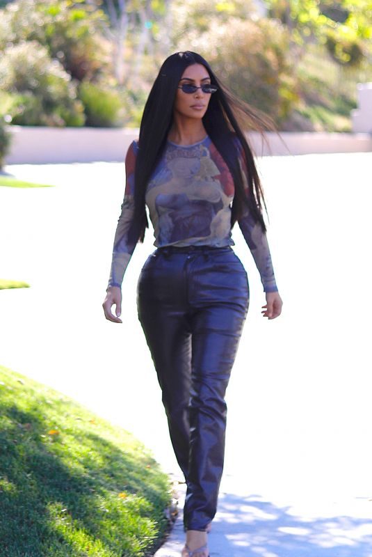 KIM KARDASHIAN Out and About in Beverly Hills 06/15/2019