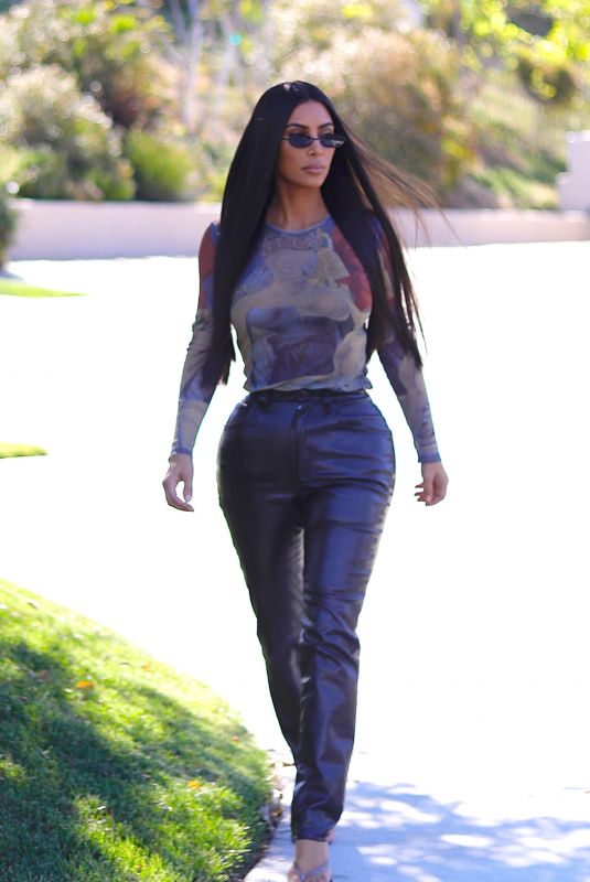 KIM KARDASHIAN Out and About in Beverly Hills 06/15/2019