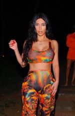 KIM KARDASHIAN Out for Dinner in Costa Rica 06/26/2019