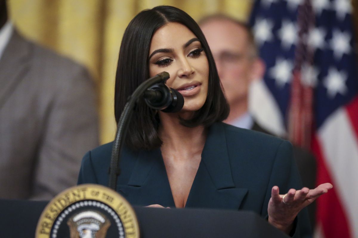 KIM KARDASHIAN Speaks at A Second Chance Hiring and Criminal Justice ...