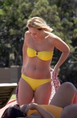 KIMBERLEY WALSH and NICOLA ROBERTS in Bikinis at a Beach in Sardinia 06/16/2019