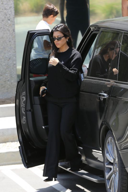 KOURTNEY KARDASHIAN at Kanye West