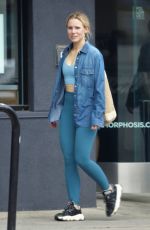 KRISTEN BELLE Leaves a Gym with a Bright Red Face 06/25/2019