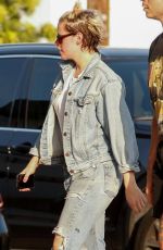 KRISTEN STEWART and STELLA MAXWELL at a Nail Salon in Los Angeles 06/04/2019