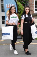 KYM MARSH and EMILY CUNLIFE Leaves Arighi Bianchi at Macclesfield in Cheshire 06/23/2019