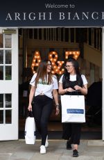 KYM MARSH and EMILY CUNLIFE Leaves Arighi Bianchi at Macclesfield in Cheshire 06/23/2019