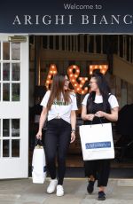 KYM MARSH and EMILY CUNLIFE Leaves Arighi Bianchi at Macclesfield in Cheshire 06/23/2019
