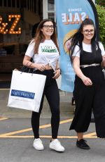 KYM MARSH and EMILY CUNLIFE Leaves Arighi Bianchi at Macclesfield in Cheshire 06/23/2019