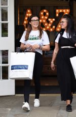 KYM MARSH and EMILY CUNLIFE Leaves Arighi Bianchi at Macclesfield in Cheshire 06/23/2019