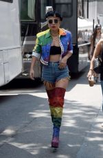 LADY GAGA Arrives at World Pride Day Event in New York 06/29/2019