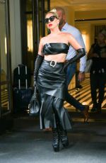 LADY GAGA Leaves Mark Hotel in New York 06/24/2019