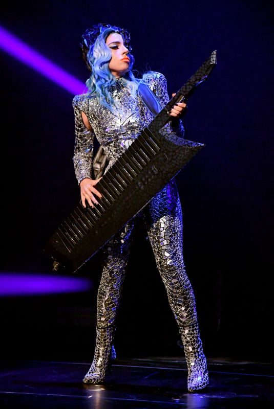 LADY GAGA Performs at SiriusXM + Pandora Present Lady Gaga at The Apollo in New York 06/24/2019