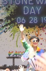 LADY GAGA Performs at Stonewall Day and World Pride in New York 06/28/2019