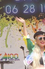 LADY GAGA Performs at Stonewall Day and World Pride in New York 06/28/2019