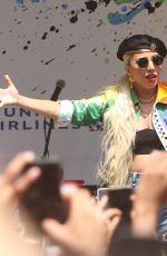 LADY GAGA Performs at Stonewall Day and World Pride in New York 06/28/2019
