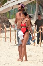 LAIS RIBEIRO in Bikini at a Beach in Tulum 06/01/2019