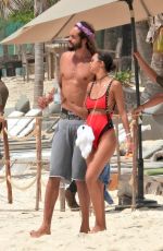 LAIS RIBEIRO in Bikini at a Beach in Tulum 06/01/2019