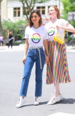 LARSEN THOMPSON and CAMILA COELHO at Photoshoot for Michael Kors in New York 06/11/2019