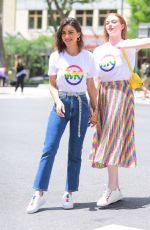 LARSEN THOMPSON and CAMILA COELHO at Photoshoot for Michael Kors in New York 06/11/2019