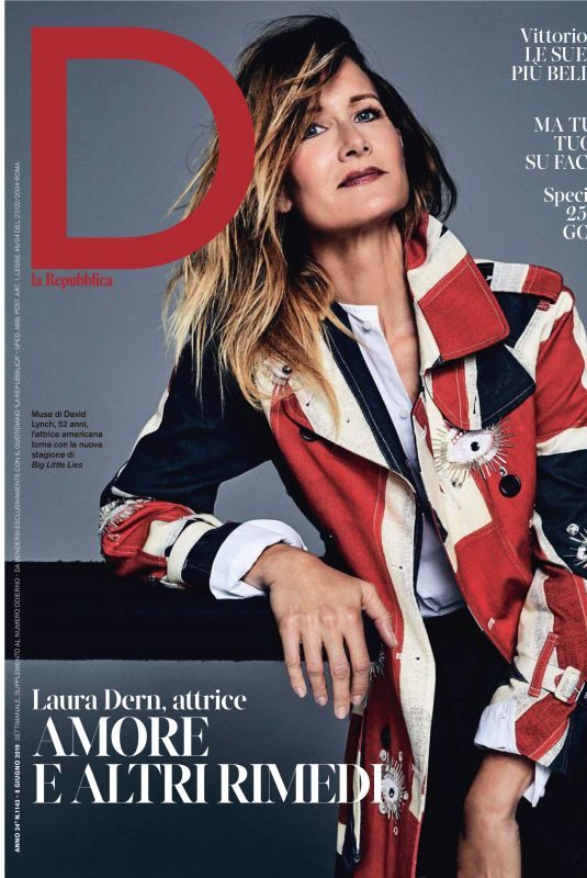 LAURA DERN in D La Repubblica, June 2019