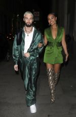 LEIGH-ANNE PINNOCK Arrives at Jamie McFarland