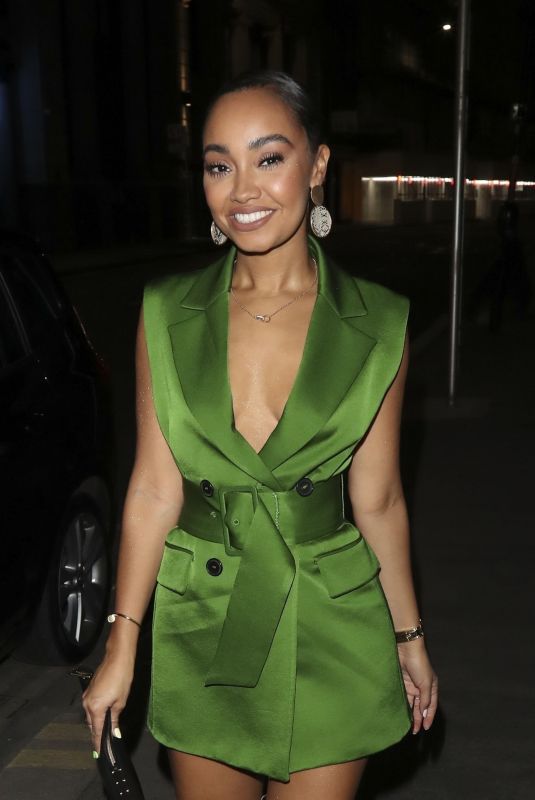 LEIGH-ANNE PINNOCK Arrives at Jamie McFarland