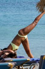 LEIGH-ANNE PINNOCK in Bikini at a Beach in Mykonos 06/08/2019