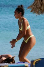 LEIGH-ANNE PINNOCK in Bikini at a Beach in Mykonos 06/08/2019