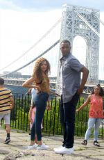 LESLIE GRACE on the Set of In the Heights in New York 06/06/2019