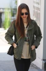 LILY COLLINS Out for Lunch at Hugo