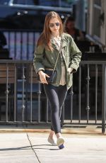 LILY COLLINS Out for Lunch at Hugo