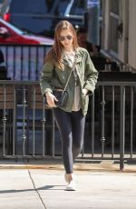 LILY COLLINS Out for Lunch at Hugo