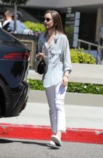 LILY COLLINS Out for Lunch with a Friend in Los Angeles 06/08/2019