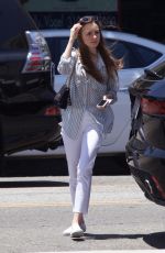 LILY COLLINS Out in Beverly Hills 06/11/2019