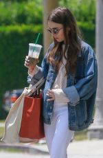 LILY COLLINS Out in Los Angeles 05/31/2019