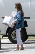 LILY COLLINS Out in Los Angeles 05/31/2019