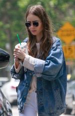 LILY COLLINS Out in Los Angeles 05/31/2019