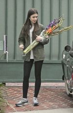 LILY COLLINS Out in Los Angeles 06/05/2019