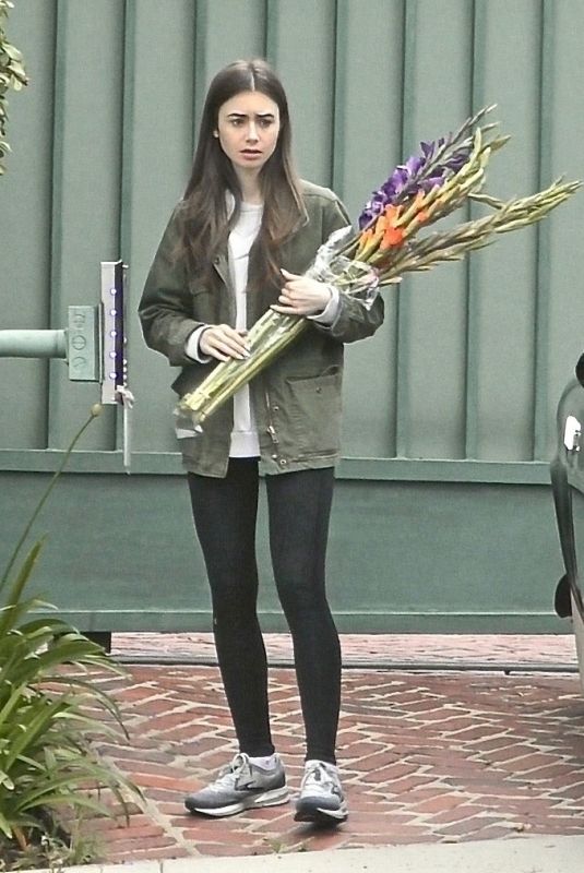 LILY COLLINS Out in Los Angeles 06/05/2019