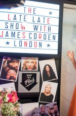 LILY JAMES and MILLE BOBBY BROWN at Late Late Show with James Corden 06/18/2019