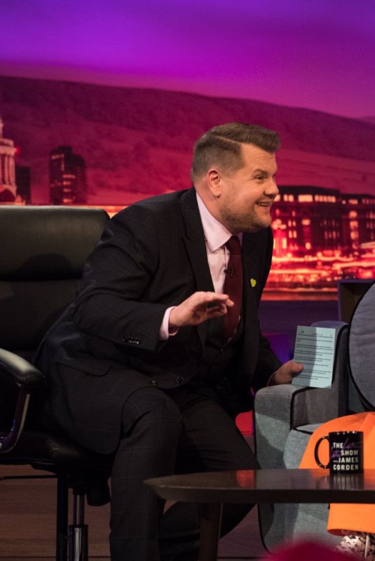 LILY JAMES and MILLE BOBBY BROWN at Late Late Show with James Corden 06/18/2019