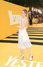 LILY JAMES at Yesterday Premiere in London 06/18/2019