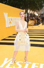 LILY JAMES at Yesterday Premiere in London 06/18/2019