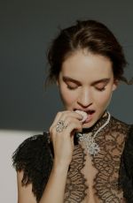 LILY JAMES in Madame Figaro Magazine, China February 2019