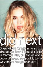 LILY JAMES in Telegraph Magazine, June 2019